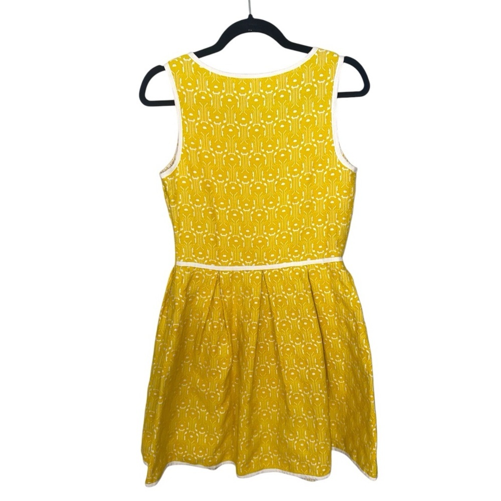 Max Studio Yellow Embroidered Dress Size 4 - Picture 2 of 3